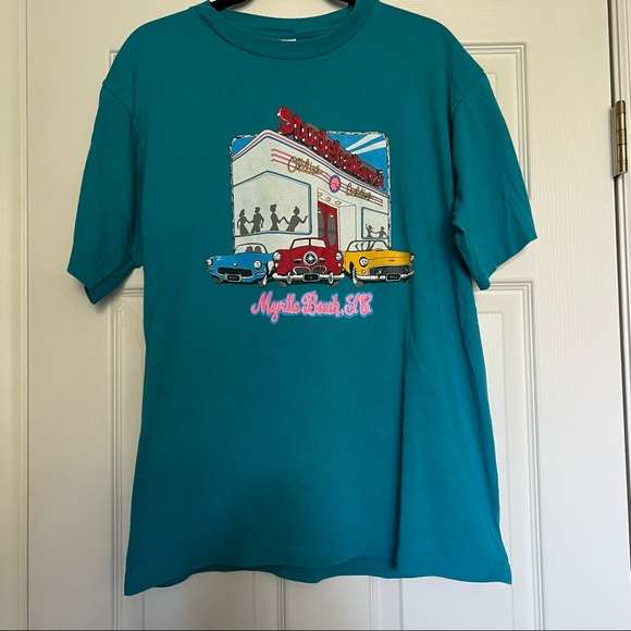 Vintage Single Stitch Studebakers Diner Myrtle Beach T-Shirt - Picture 2 of 8